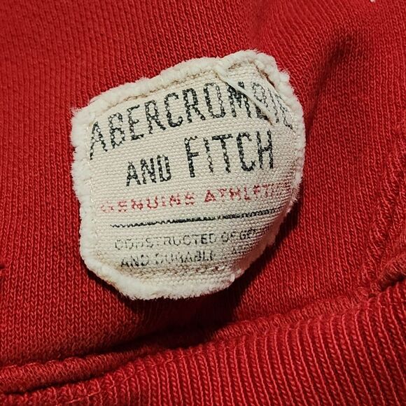 VTG Abercrombie & Fitch A&F Mens XL Full Zip Heavyweight Hoodie Sweatshirt - Picture 4 of 13